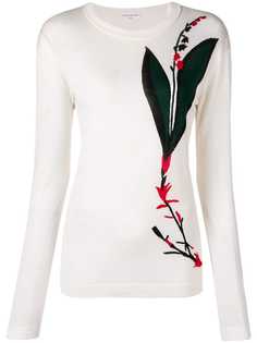 Sonia Rykiel пуловер с цветочным принтом