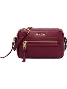 Miu Miu сумка через плечо с карманом на молнии