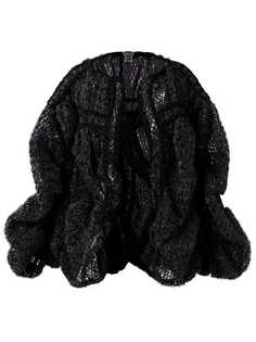 Comme Des Garçons Noir Kei Ninomiya структурированное пальто в стиле оверсайз