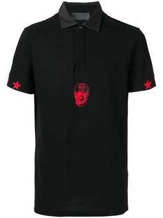 Philipp Plein рубашка-поло с черепом и логотипом