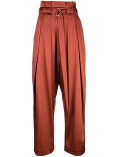 Sally Lapointe cropped paperbag trousers