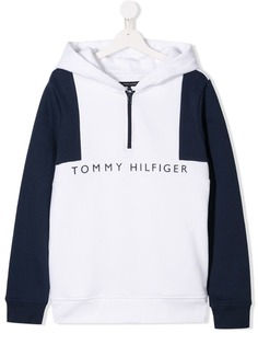 Tommy Hilfiger Junior толстовка с капюшоном и логотипом