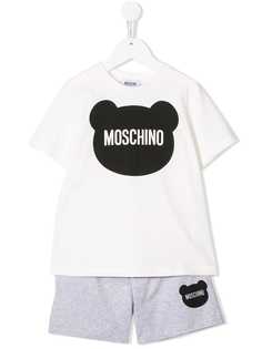 Moschino Kids костюм-двойка с логотипом