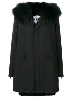 Furs66 fur-trimmed parka coat