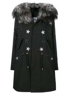 Furs66 fur-trimmed parka coat