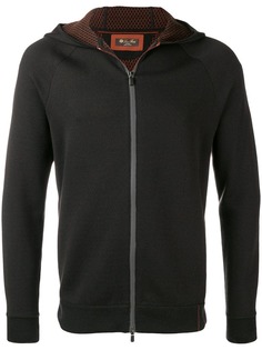 Loro Piana толстовка на молнии с капюшоном