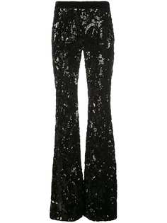 Alexis sequins flared trousers