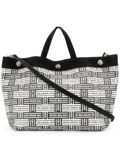 Balmain logo tote bag