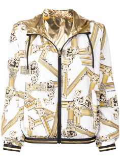 Versace Jeans куртка-бомбер с фирменным принтом