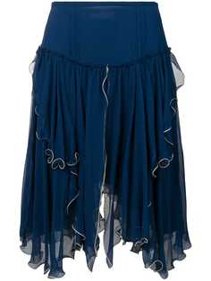 See By Chloé асимметричная многослойная юбка