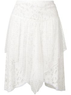 See By Chloé асимметричная кружевная юбка