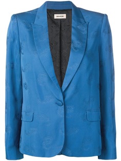 Zadig&Voltaire пиджак с принтом пейсли