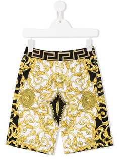 Young Versace шорты с принтом в стиле барокко