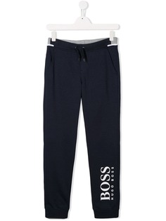 Boss Hugo Boss спортивные брюки с принтом логотипа