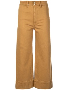 Apiece Apart cropped straight-cut trousers