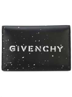 Givenchy футляр для карт с состаренным логотипом