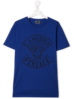 Young Versace футболка с логотипом Medusa