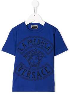 Young Versace футболка с логотипом Medusa
