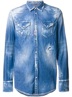 Dsquared2 футболка с эффектом обесцвечивания