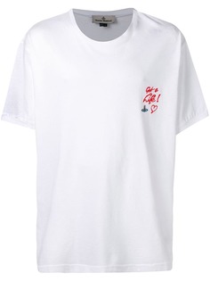 Vivienne Westwood футболка с вышивкой Get a Life!