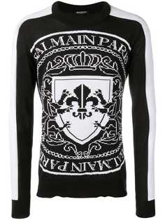 Balmain джемпер с логотипом