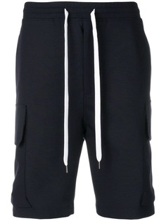 Neil Barrett спортивные шорты со шнурком на поясе