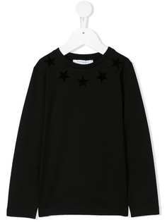 Givenchy Kids футболка с принтом со звездами