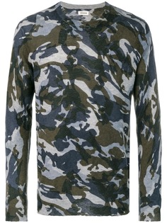 Zadig&Voltaire камуфляжный свитер Kennedy
