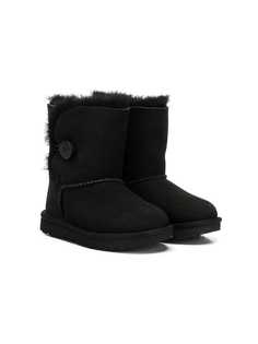 Ugg Australia Kids сапоги на пуговице сбоку
