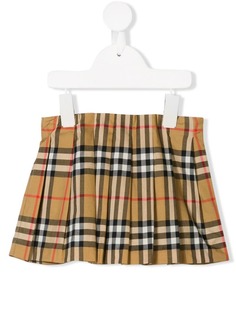 Burberry Kids мини-юбка с узором