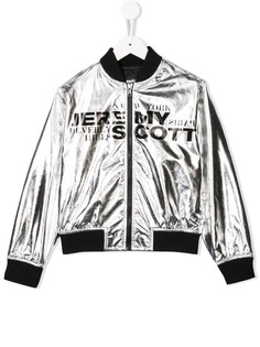 Jeremy Scott Junior куртка-бомбер с принтом логотипа