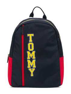 Tommy Hilfiger Junior logo colour-block backpack