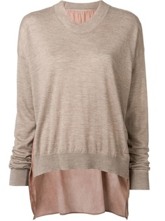 Uma Wang джемпер дизайна колор-блок