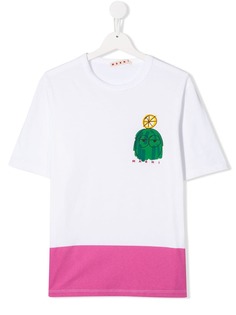 Marni Kids футболка с графическим принтом