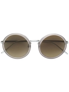 Linda Farrow Gallery солнцезащитные очки в круглой оправе