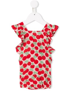 Stella Mccartney Kids боди с принтом вишен