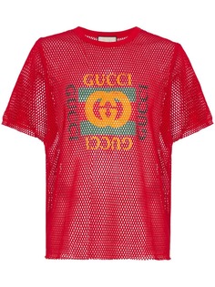 Gucci футболка с принтом логотипа