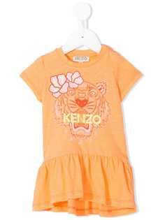 Kenzo Kids платье-футболка с тигром