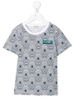 Kenzo Kids футболка с принтом