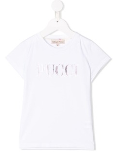Emilio Pucci Junior logo print T-shirt