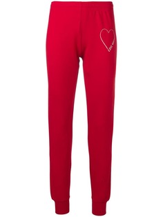 Love Moschino heart logo track pants