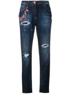 Elisabetta Franchi укороченные джинсы со средней посадкой