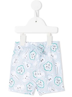Kenzo Kids шорты с мультяшным принтом