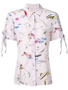 Tory Burch рубашка на пуговицах с принтом