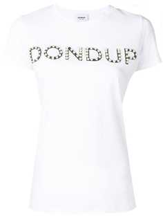 Dondup футболка с декорированным логотипом