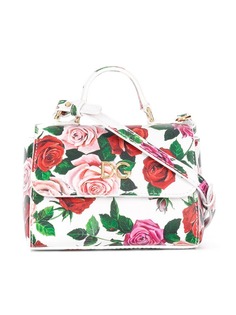 Dolce & Gabbana Kids сумка с ручками и цветочным принтом