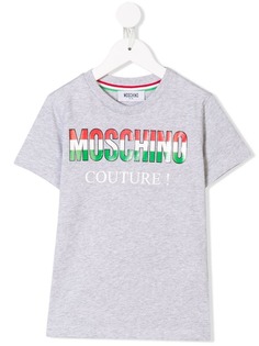 Moschino Kids футболка Italian с логотипом