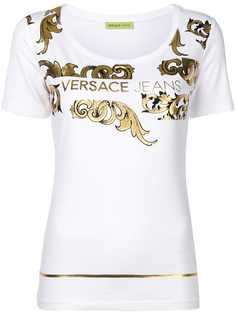 Versace Jeans футболка с принтом логотипа