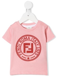 Fendi Kids футболка с логотипом