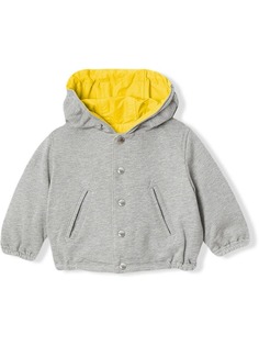 Burberry Kids двухсторонняя куртка с капюшоном и логотипом